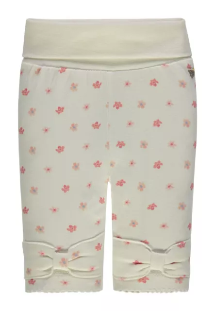 18 - steiff Fiore Garden Leggings, Bianco Fiorito gr.74-86