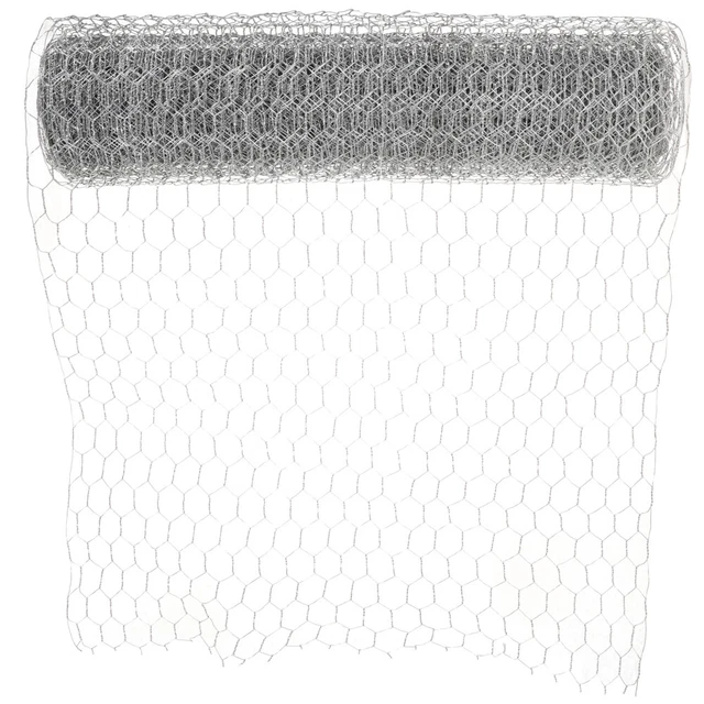 1 Roll of Metal Chicken Wire Net Poultry Wire Netting Chicken Netting Hexagonal