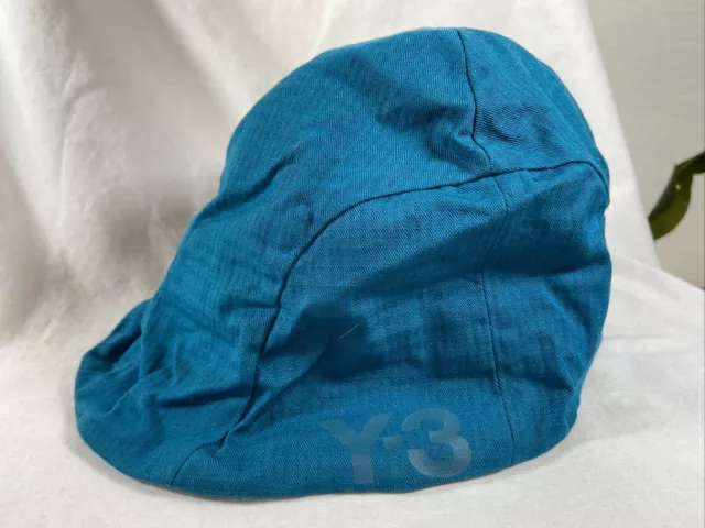 Yohji Yamamoto Y-3 Adidas Hat Peacock Blue Women size S/P