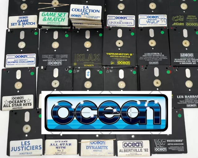 JEU(X) DISQUETTE "OCEAN" AMSTRAD CPC 6128 664 464 ★ LOOSE ★ Plus de 30 choix ✅