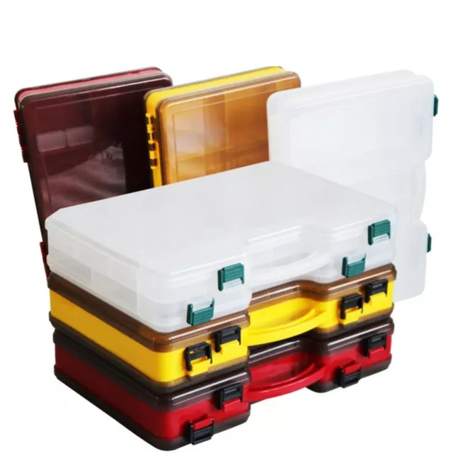 PORTABLE FISHING TACKLE Box Fishing Lure Storage Container Fishing