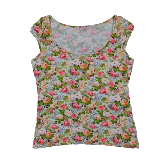 ~SS~ Size 10 REVIEW Floral Top