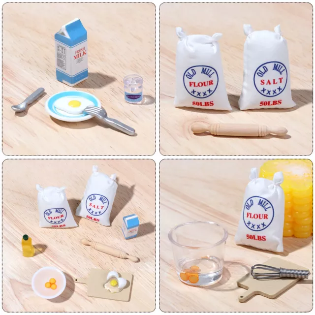 Kitchen Accessories Doll House Model 1:12 Scale Dollhouse Miniature Food Toy