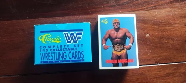 WWE WWF Classic Kompletter Trading Card Satz Series 1 1990 145 Stück Extrem Rar