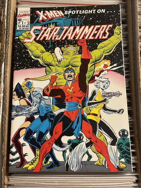 STARJAMMERS #1 X-MEN SPOTLIGHT DAVE COCKRUM COVER uncanny 1990 marvel comics