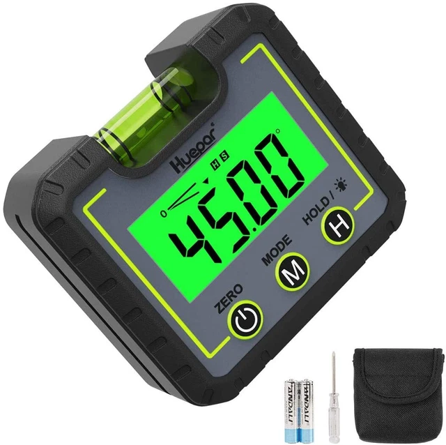 Digitaler Winkelmesser Mit Magnetfuß - IP54 Neigungssensor Mit LCD Display