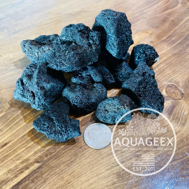 VOLCANIC Lava Rock for Aquarium Fish Tank Bonsai Decoration Plant Red Black