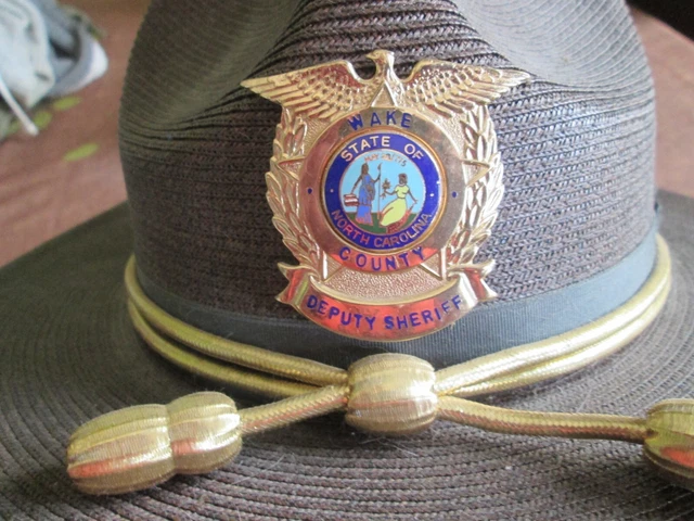 Millitaria Chapeau De Sheriff Carolina Annee 50/60 Millitaria Chapeau De Sheriff Carolina Annee 50/60
