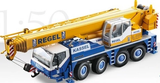 Grue Mobile PPM 40t – échelle 1/50, Conrad, Rouge, Occasion (boîte Fermée)