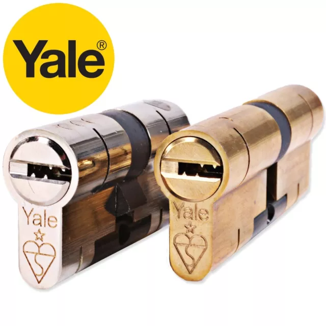 YALE SUPERIOR EURO CYLINDER DOOR LOCK High Security Anti Bump Snap uPVC Blanks