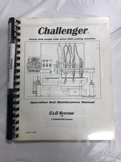 Thermadyne Challenger HD Single Side Drive CNC Cutting Machine Operation Manual