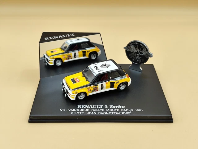 Renault 5 Turbo Rallye Monte Carlo 1981 – Universal Hobbies 1/18 – Occasion Comme Neuve
