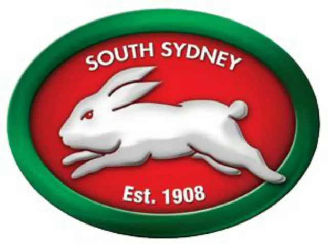 Sticker - (Tiny small)  NRL South Sydney Rabbitohs X 2 Pieces