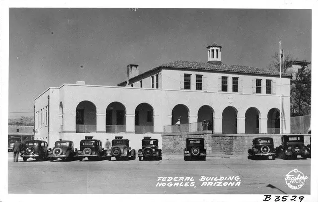 Federal Building, Nogales, Arizona 1950s OLD PHOTO