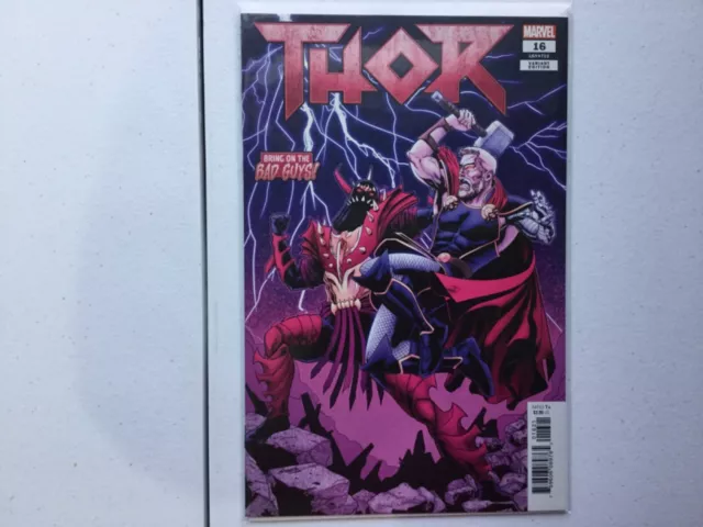 Thor 16 Cover B Variant Jason Aaron Del Mundo 2019 Kurse NM