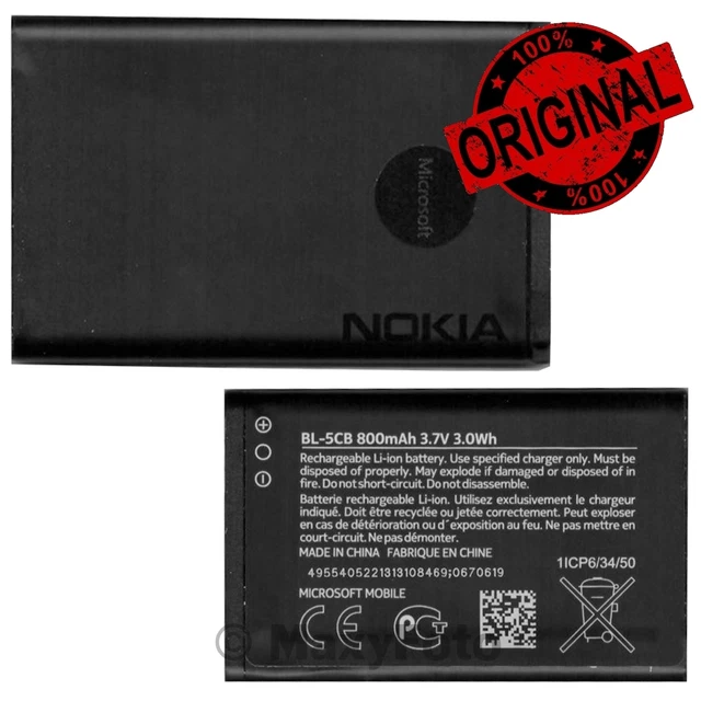 Nuova Litio Batteria Per Nokia BL-5CB 105 1100 1101 1110 1110I Nuova Litio Batteria Per Nokia BL-5CB 105 1100 1101 1110 1110I