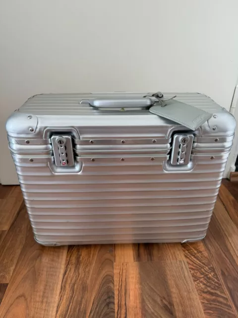 Rimowa Topas Pilotenkoffer Trolley ALU silber 2 Rollen Generalüberholt pre LVMH