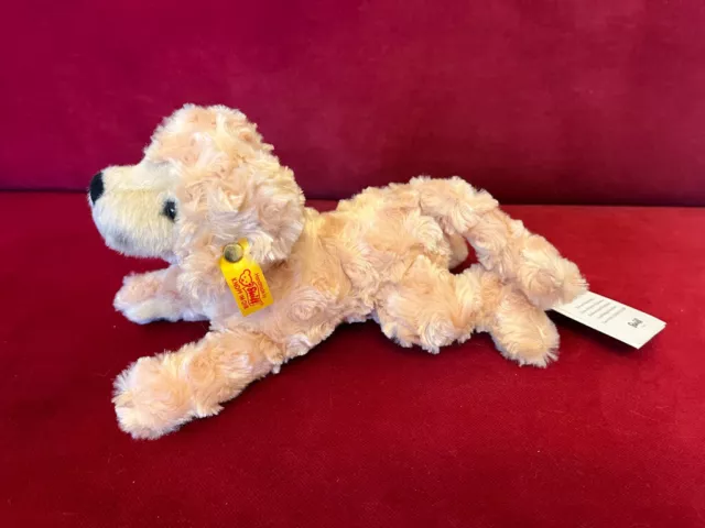 Steiff Hund Lumpi, Golden Retriever Welpe, 280375, 22 cm, blond, NEU / NEW