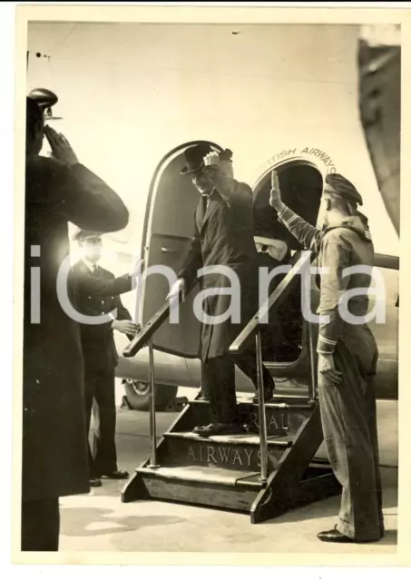 1938 KOLN  Arrivo di Neville CHAMBERLAIN con volo British Airways - Foto