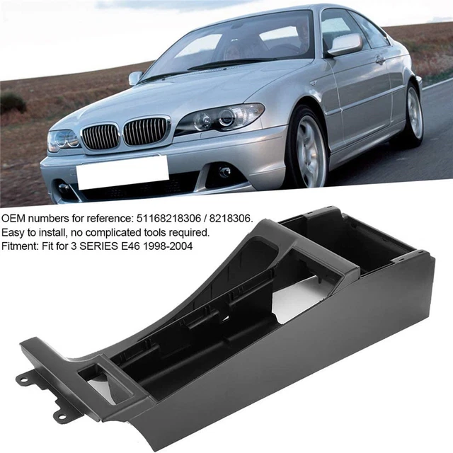 GENUINE CENTER CONSOLE Trim Base Black SHWARTZ RHD 8218306 For BMW 3