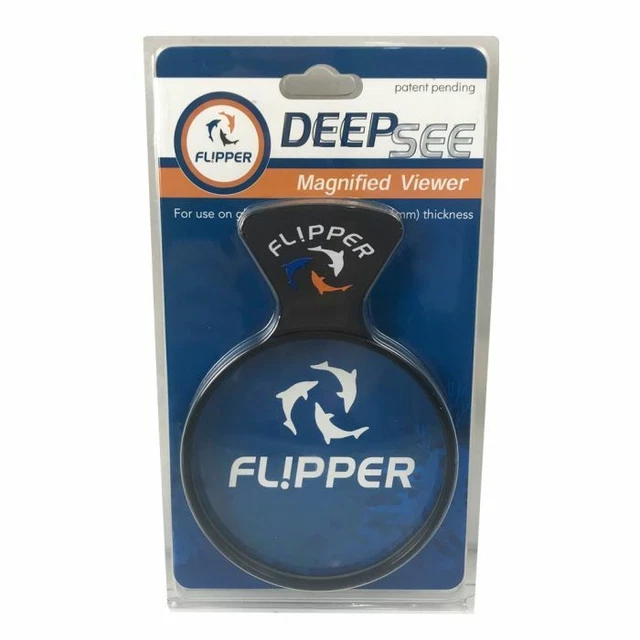 Flipper DeepSee Magnified Magnetic Nano Aquarium Viewer 4"  3x magnification