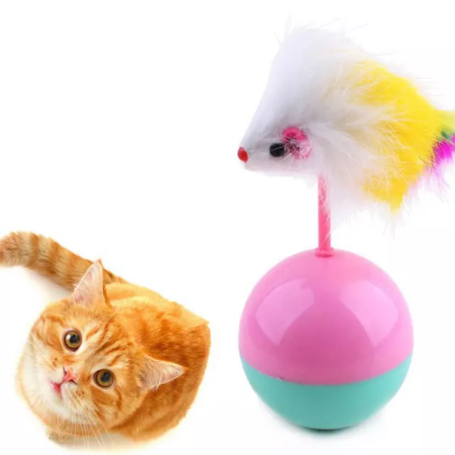 Pets Supplies Cat Teaser Toys Ball Funny Mouse Tumbler Dog Plush Training Kitten