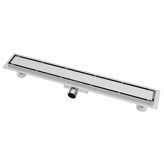 Scarico Doccia A Pavimento Nero 60 Cm - Canalina In Acciaio Inox Con Sifone - Foto 4