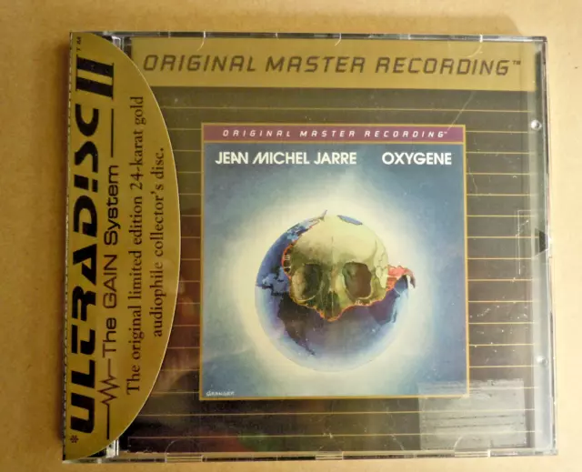Jean Michel Jarre - Oxygene / Mobile Fidelity Gold CD sealed nib  shrinkwrap
