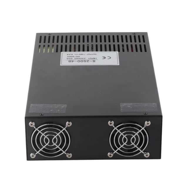 (48 V) Alimentatore regolabile basso rumore antiurto ampia applicazione 220 V 2500 W