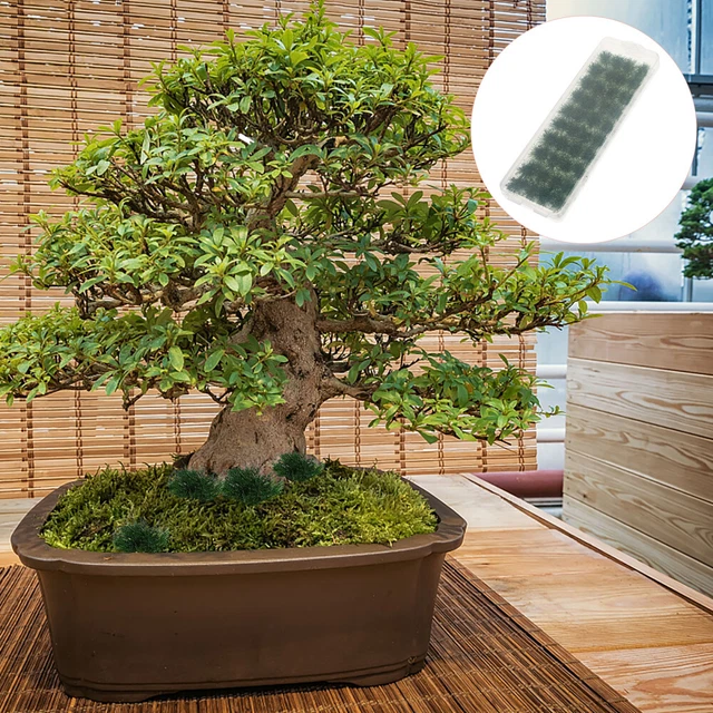 Arbre érable Artificiel Miniature - Décoration Maquette Paysage Pour Intérieur, Jardin, Table De Sable - 2