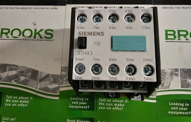 Siemens Auxiliary Contactor, Part #3TH4373-OAK6
