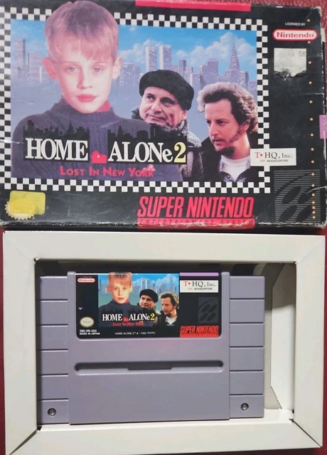 SNES SUPER NINTENDO Home Alone 2 Lost in New York mit OVP ohne ...