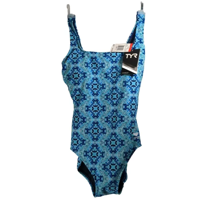 TYR DURAFAST ELITE DIAMOND VALLEY Aqua ControlFit 1pc Swimsuit