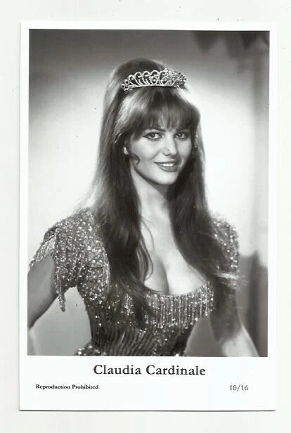 (Bx4) Claudia Cardinale Photo Card (10/16) Filmstar Movie Pin Up Glamour Girl