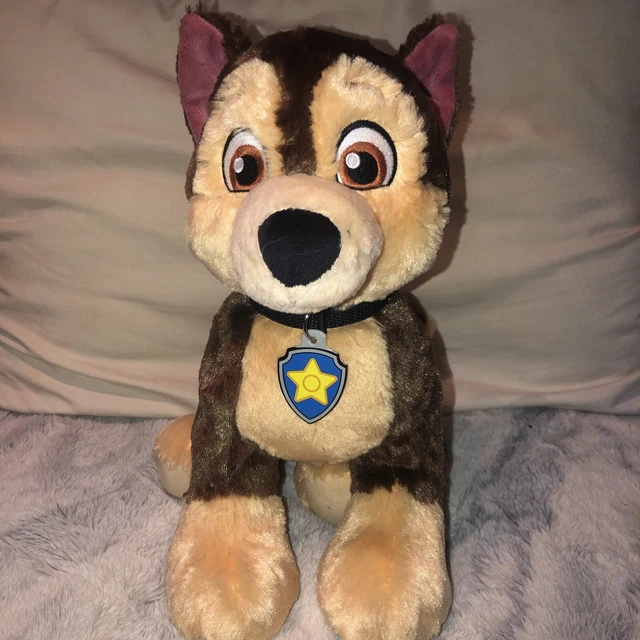 BUILD A BEAR Workshop Nickelodeon Paw Patrol Chase Dog Plush Stuffed