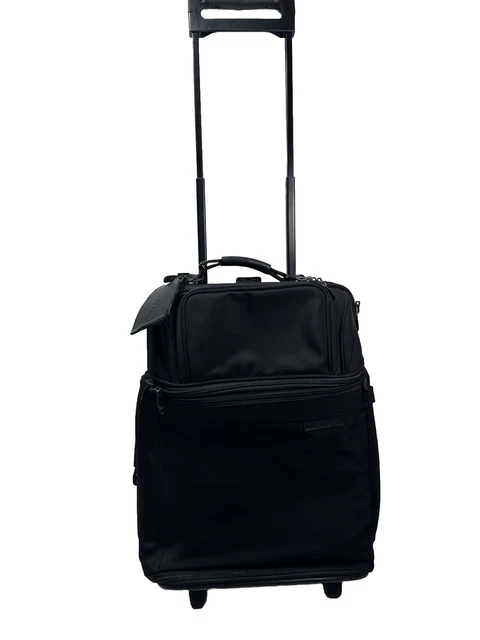 Briggs & Riley 20" Carry On Business Traveler 2 Wheel Black Laptop Case BRW20 2