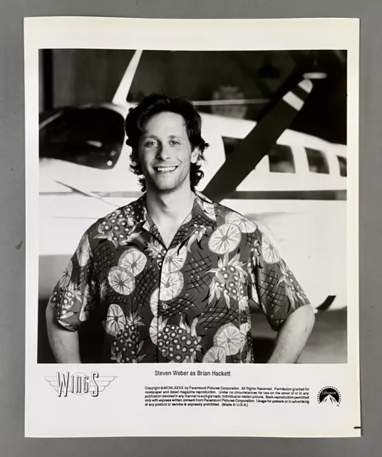Wings TV Sitcom Show Steven Weber Vintage Reprint Promo Photo Brian Hackett