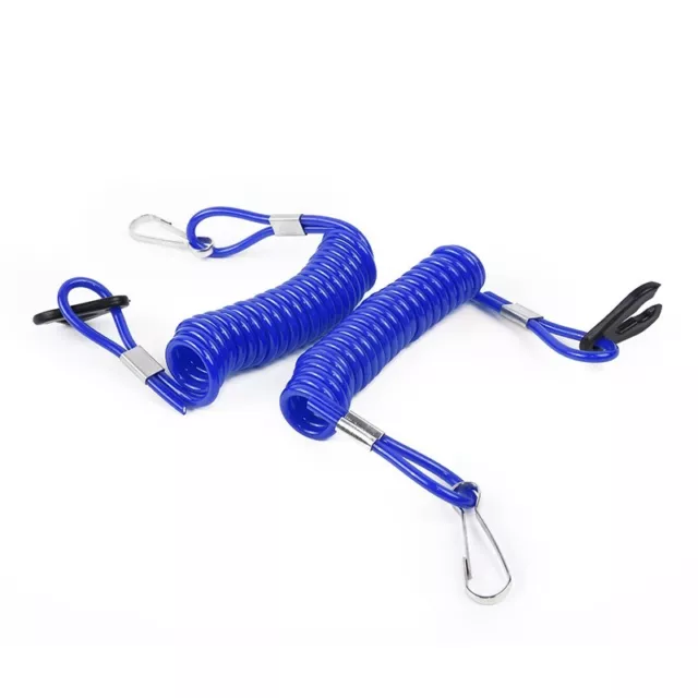 1x Bleu Jet Ski Hors-Bord Arrêter Kill Clé Flottant Longe pour Honda Accessoires