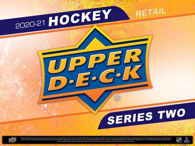 Upper Deck 2020-21 Nhl Hockey Series Two Cello Hanging Pack 26 Cards Young Guns 3
