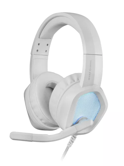 Mars Gaming MH320W Weiss, Kabel-Headset 2