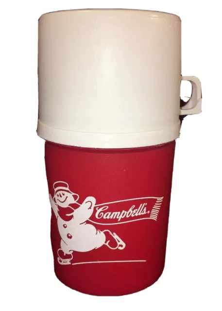 Campbell's Soup Thermos Red and White Thermos Soup 