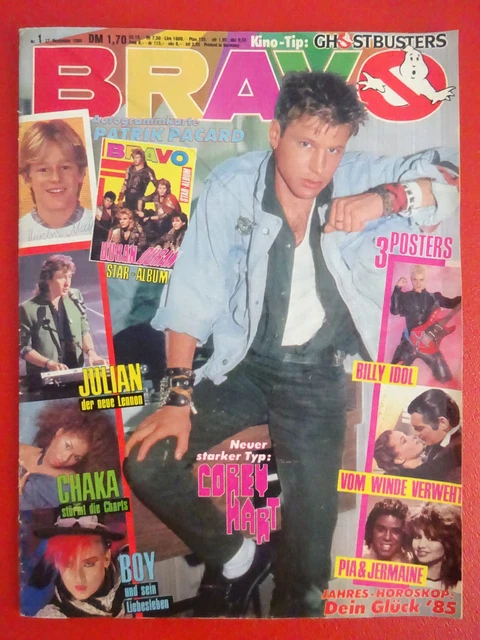 ORIG BRAVO AUSGABE NR.1 1984 / Corey Hart / NENA - Duran.Duran-G.Busters