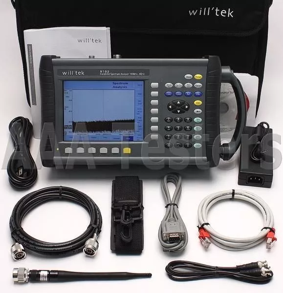 WillTek Aeroflex HSA 9102B 4 GHz Handheld Spectrum Analyzer 9102 M 248 806