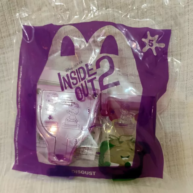 DISGUST 2024 INSIDE Out 2 Disney Pixar McDonalds Happy Meal Toy 7.00