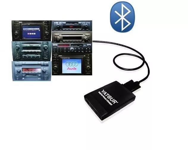 Bluetooth USB SD AUX In MP3 Adapter kompatibel AUDI Radio Navi+ Navi Plus RNS-D