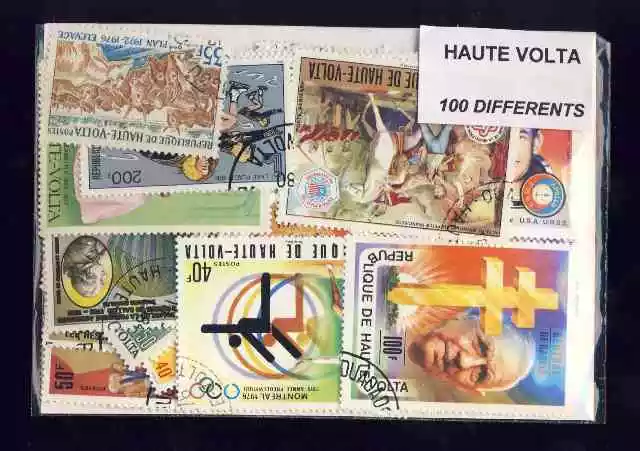 Haute Volta - Upper Volta 100 timbres différents