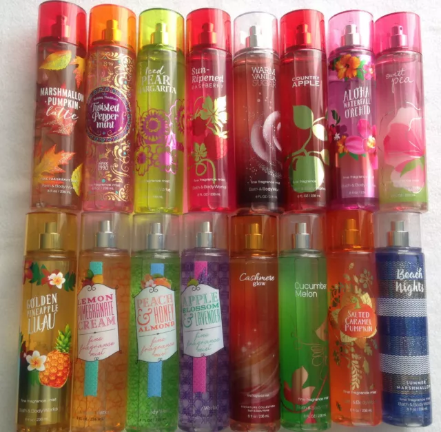 Bath & Body Works Fine Fragrance Mist 236 ML Choose Any One New