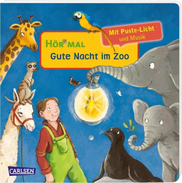 Hör mal (Soundbuch): Mach mit - Pust aus: Gute Nacht im Zoo | Julia Hofmann