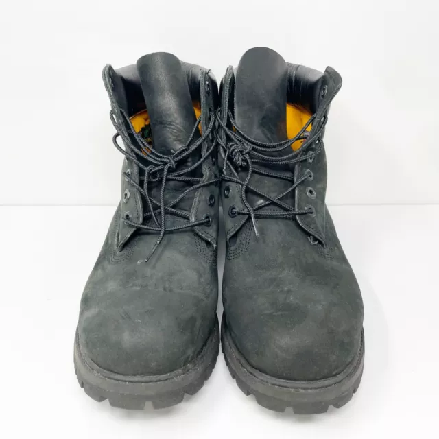 TIMBERLAND MENS PREMIUM 6'' 10073 Black Waterproof Hiking Boot Size 10. ...