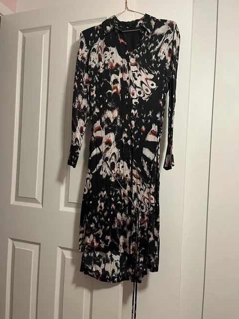 all saints anya shirt dress Allsaints Paisley Print Anya Midi Shirt Dress In White - 30% Off